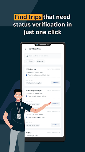 Android application waresix FE screenshort