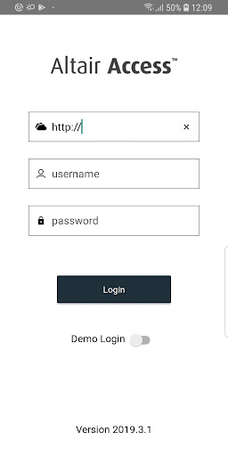 Android application Altair Access screenshort