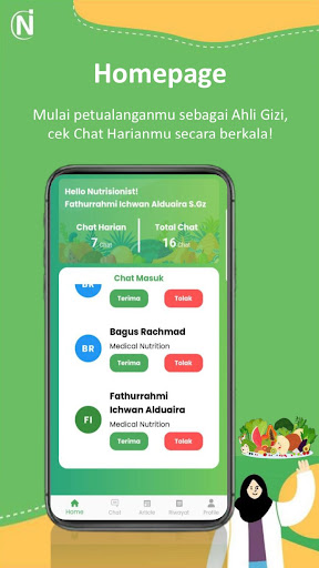 NutriC.id for Nutritionist Screen 2