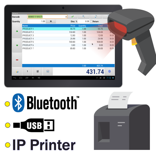 POS-Point of Sale With Barcode 5.47 Icon