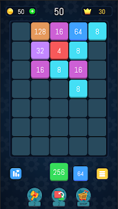 Merge Number Block - x2 Tile