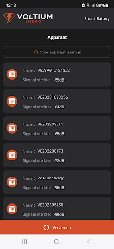 Android application Voltium Energy screenshort