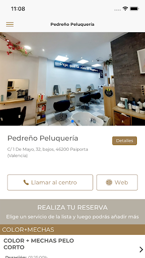 Pedreño Peluquería Screenshot 1