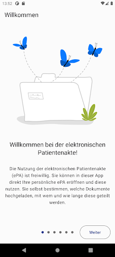 Android application BKK EUREGIO ePA screenshort