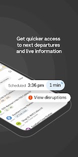 Public Transport Victoria app Screenshot