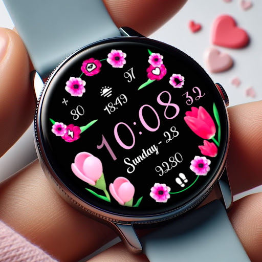 Cherry Blooming Animated Rose Screen 3