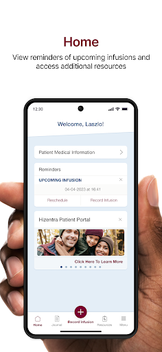 Hizentra App Canada Screen 3