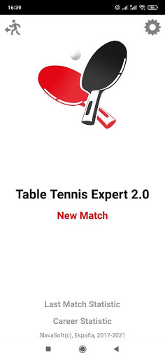 Android application Table Tennis Expert 2.0 screenshort