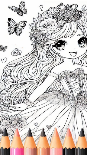 Coloring Games: Fairy Princess Screen 3