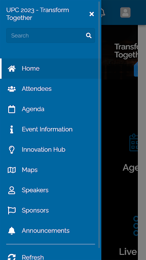 Android application UPC 2023 screenshort