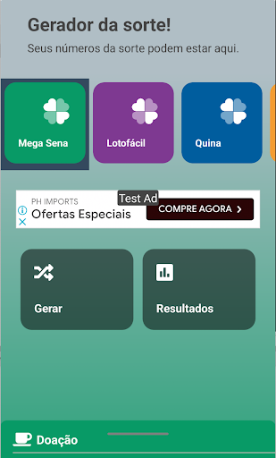 Gerador da Sorte Loteria Screen 2