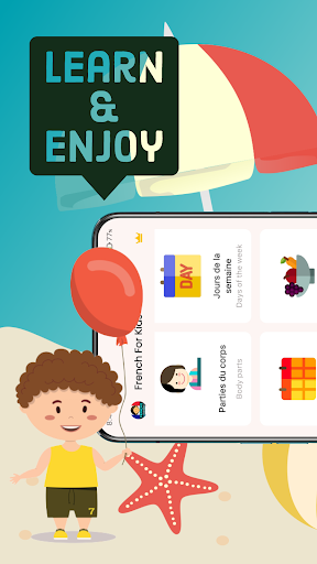Android application Learn French For Kids screenshort