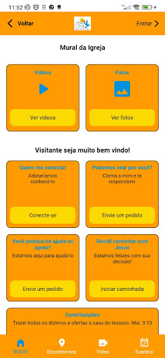 Android application A. D. Getsêmani Taquaritinga screenshort