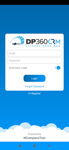 DP360 License Scan App Screen 3