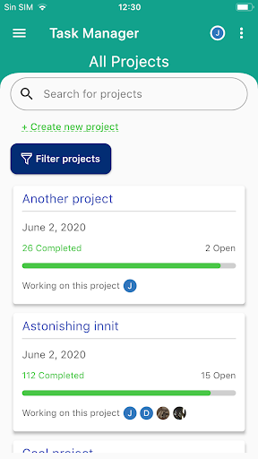 Task Manager Screenshot 4 - AppWisp.com