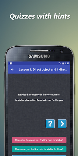 English grammar handbook app Screen 3