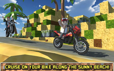 Blocky Moto Bike SIM: Summer Breeze apkdebit screenshots 9