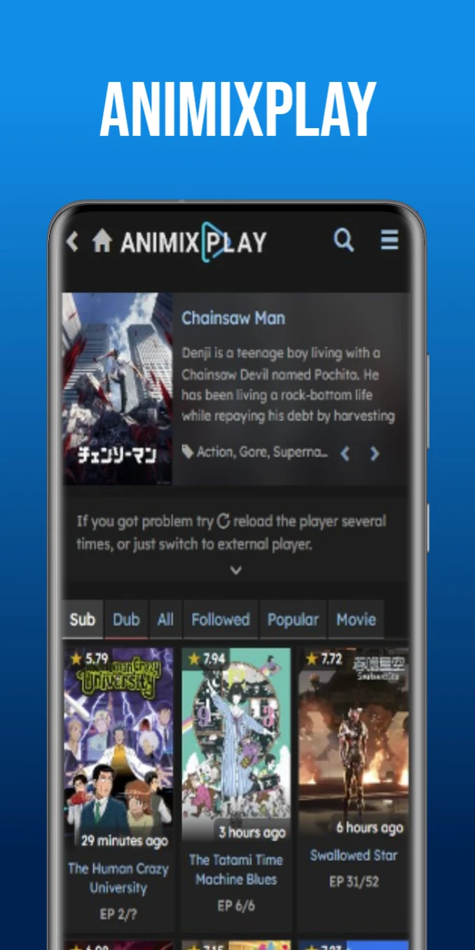 Animixplay app sales