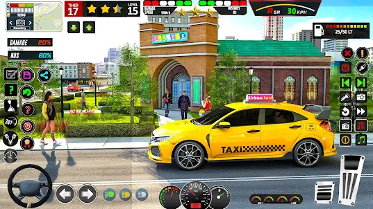 jogo de táxi táxi sim 3d