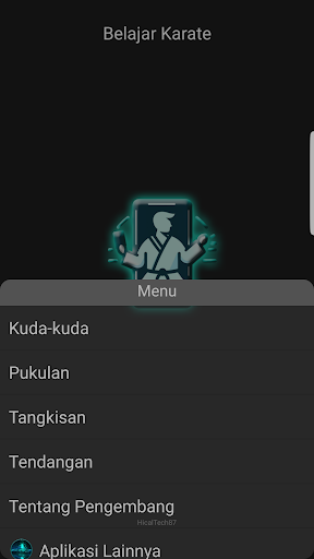 Android application Belajar Karate screenshort