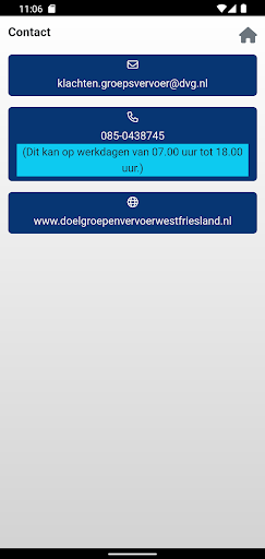 Westfriesland vervoersapp Screen 2