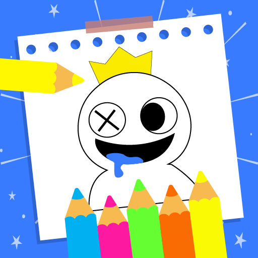 Download do APK de Livro Colorir Rainbow Friends para Android