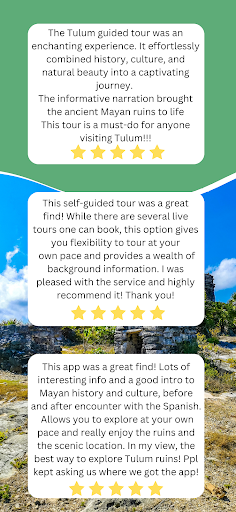 Screenshot of Tulum Ruins Tour Guide Cancun
