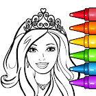 Princess Glitter Coloring Book and Girl Games 8.0