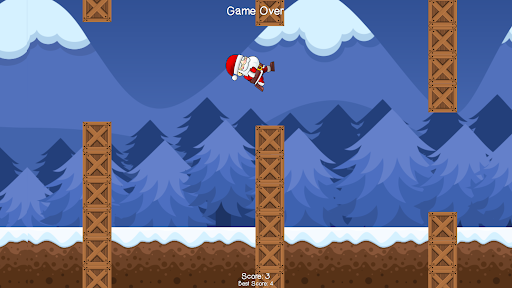 Yet Another Flappy Santa Screen 2