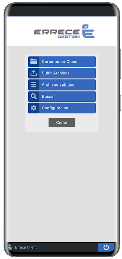 Android application Errecé Gestión screenshort