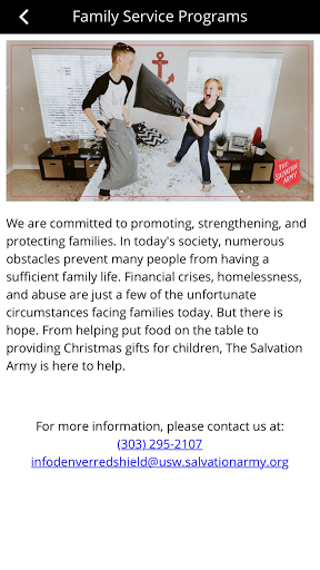 The Salvation Army Denver Screen 2