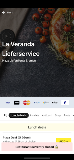 La Veranda Lieferservice Screen 2