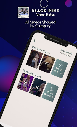 Android application Blackpink Video Status screenshort