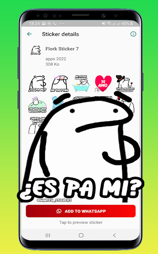 Wasticker FLORK para whatsapp Screen 2