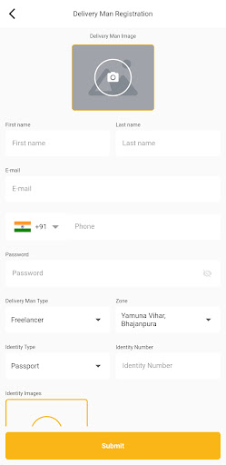 Bakhoobi Store Delivery Agent Screen 3
