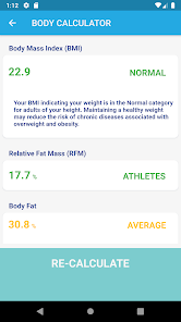 RFM better than BMI for measuring body fat