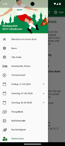 Android application DEVK Fußballturnier 2024 screenshort