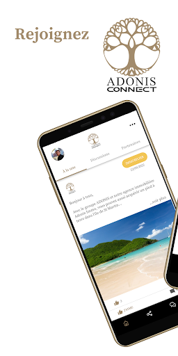 Android application Adonis Connect screenshort