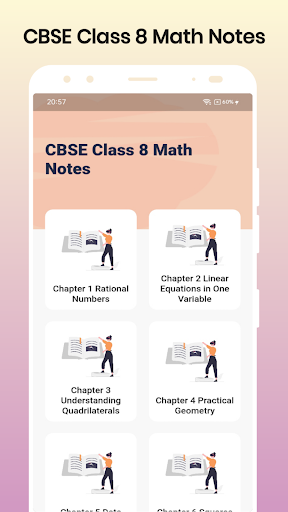 Android application CBSE Class 8 Math Notes screenshort
