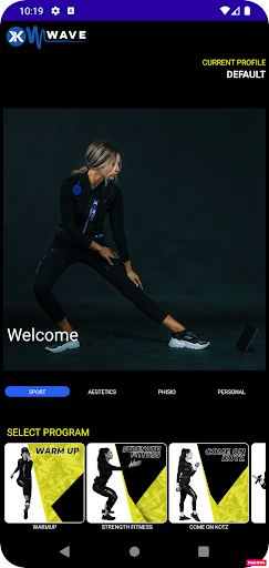 Android application xkwave screenshort