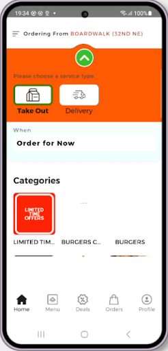 Boardwalk Burgers & Fries Screen 2