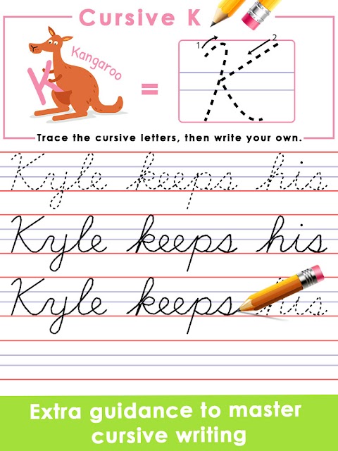Learn Cursive Writing for Kidsのおすすめ画像4