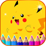 Pikachu Coloring Monster Book icon