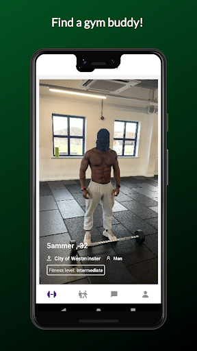 Android application Spot Gym Buddy screenshort