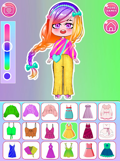 Android application Chibi Doll Games: DIY Games screenshort