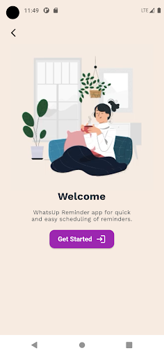 Whatsup Reminder Screen 3