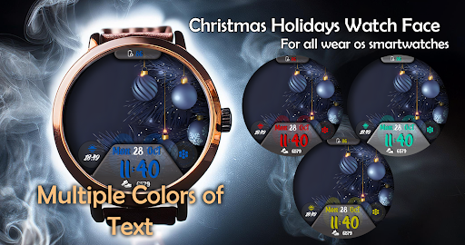 Christmas Holidays Watch Face screenshot 3