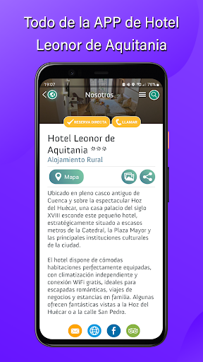 Android application Hotel Leonor de Aquitania screenshort