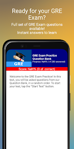 GRE Exam Practice