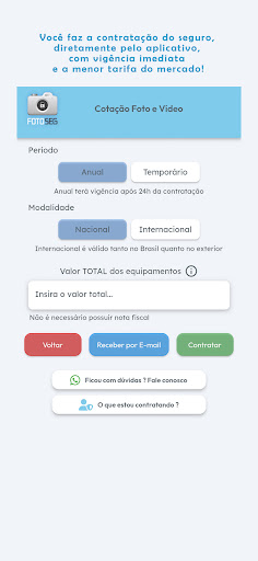 Android application Fotoseg Seguros - Foto e vídeo screenshort
